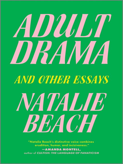 Cover image for Adult Drama